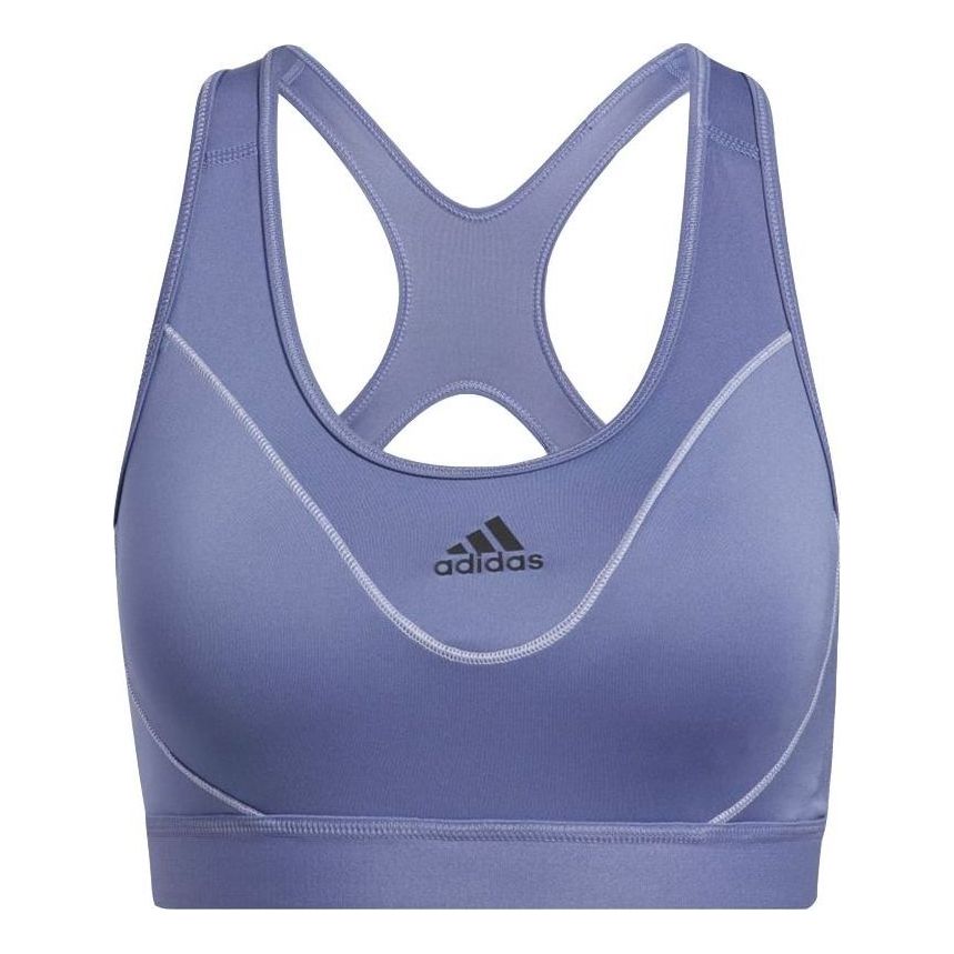 (WMNS) adidas Believe This Medium-Support Reflective Bra Asia Sizing 'Purple' GR8251