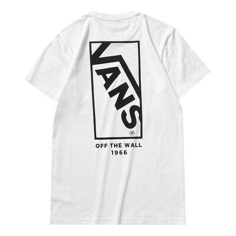 Vans Unisex Printing Round-neck Tee White VN0A4P56WHT