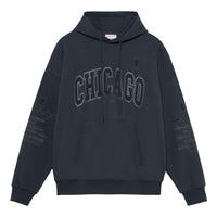 Mitchell & Ness x NBA Chicago Bulls Hoodie 'Dark Grey' MNJYFWF22007-CARBON-GARY