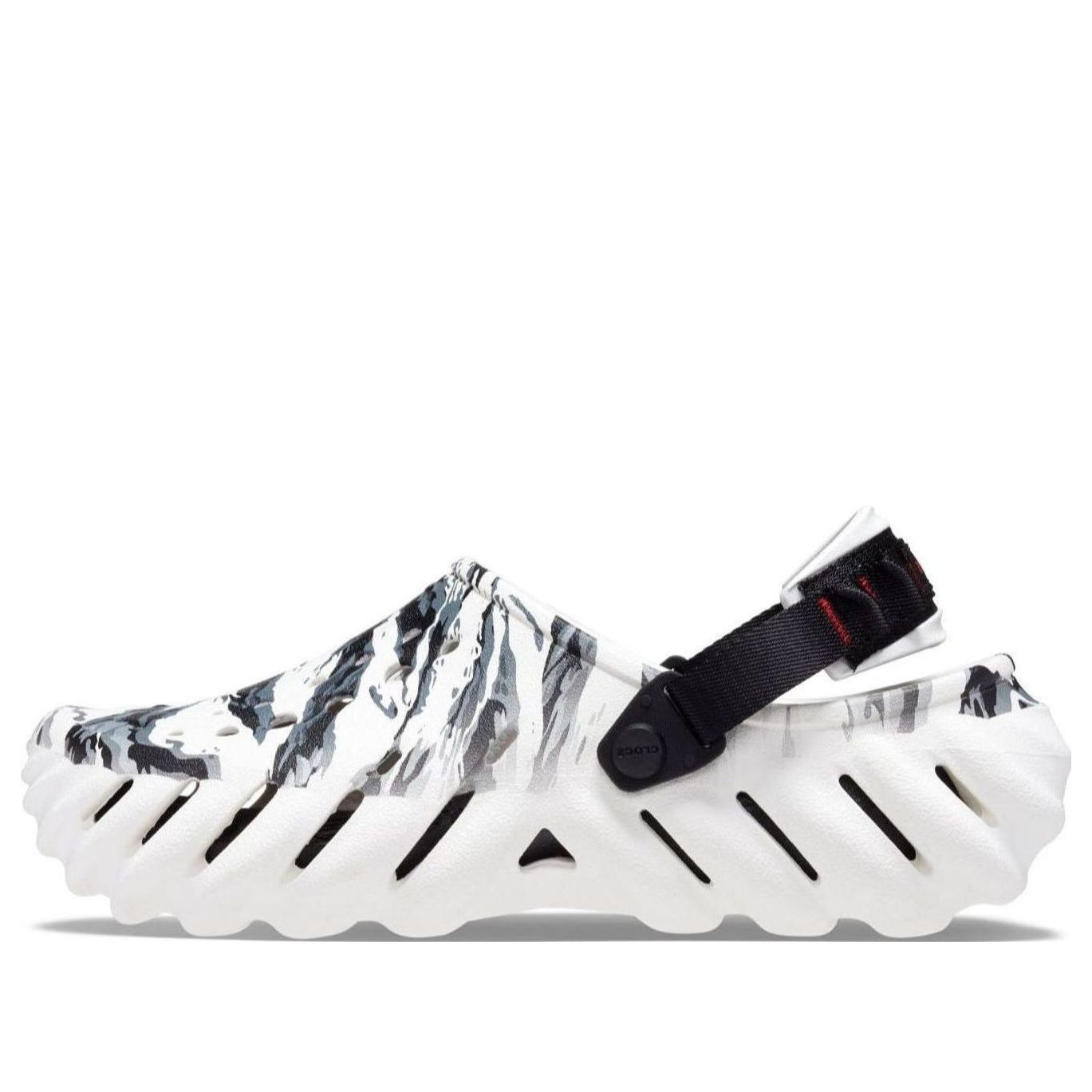 Crocs Echo Tiger Clog 'White Black' 208418-103