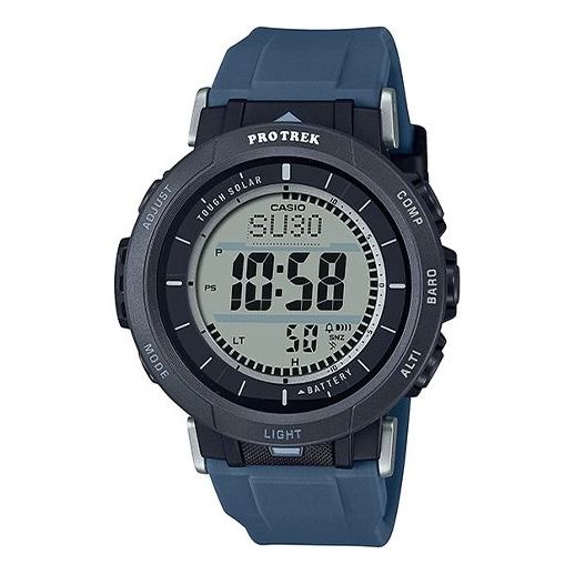 CASIO Solar Powered Mens Dark Blue Digital PRG-30-2