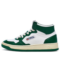 AUTRY Medalist Mid Bicolor 'White Green' AUMM-WB11