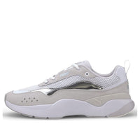 (WMNS) PUMA Lia Pop Trainer 'White Silver' 371736-03