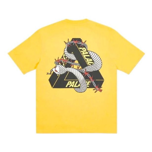 PALACE Hesh Mit Fresh Logo Short Sleeve Unisex Yellow PAL-FW20-07