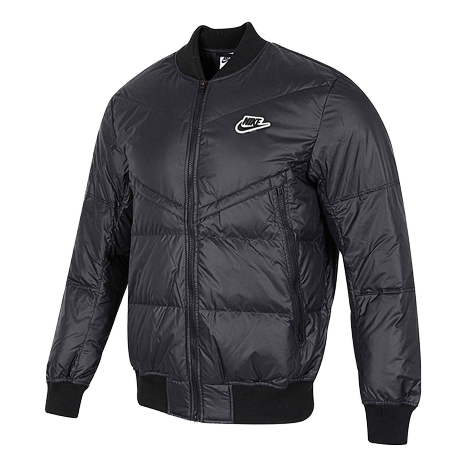 Nike puffer bomber jacket 'Black' DV4275-010