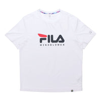 FILA Alphabet Printing Short Sleeve White A11M022103F-WT