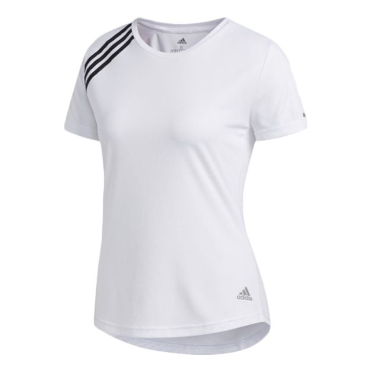 (WMNS) adidas RUN IT TEE 3S Running Sports Short Sleeve White ED9308