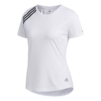 (WMNS) adidas RUN IT TEE 3S Running Sports Short Sleeve White ED9308
