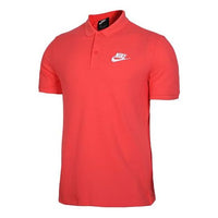 Nike Athleisure Casual Sports Breathable Polo Shirt Red 909747-850