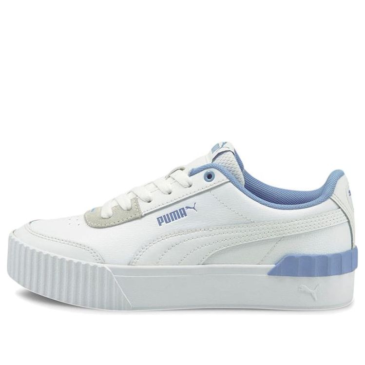(WMNS) PUMA Carina Lift Casual Board Shoes White/Blue 373031-11