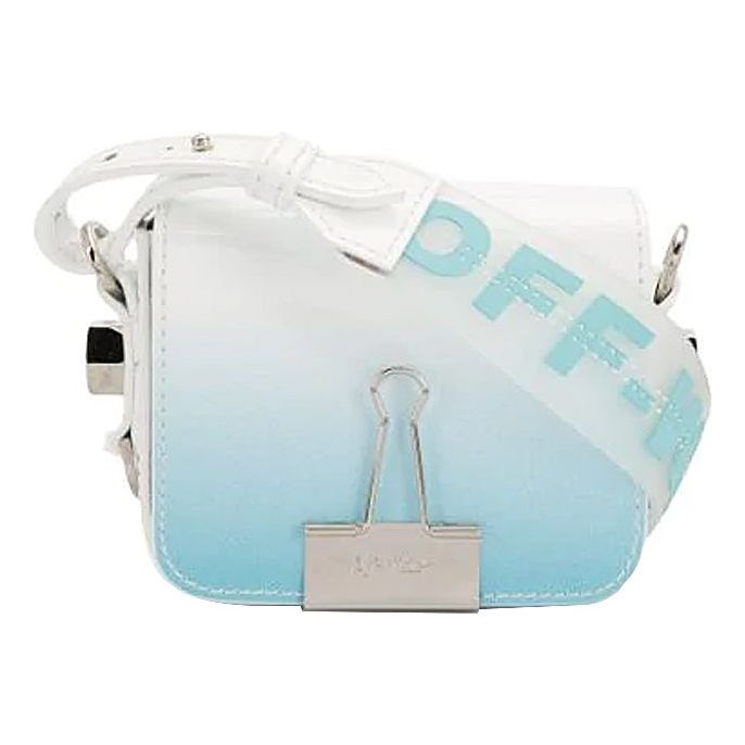 (WMNS) Off-White 20 Spring Summer Flip Single-Shoulder Bag Blue OWNA087R20G990683100