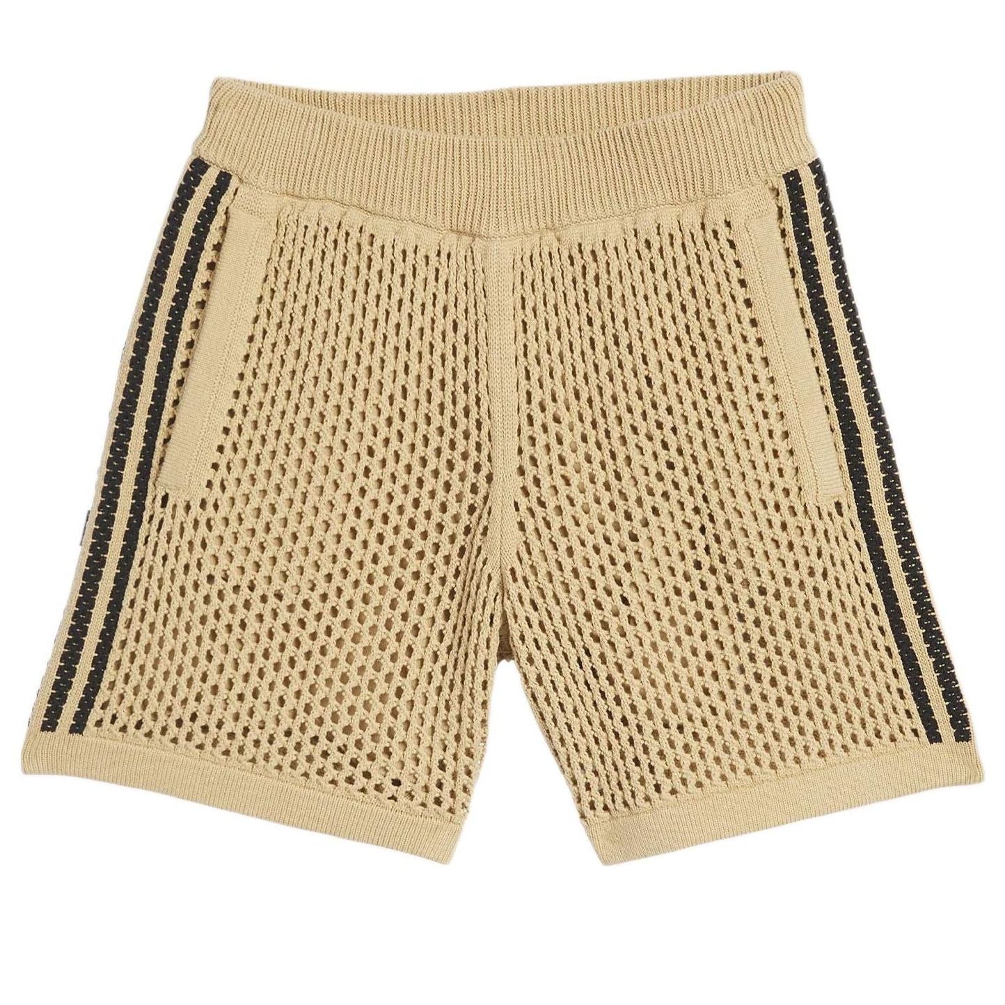 adidas x CLOT FW24 Crochet Shorts Asia Sizing 'Beige Tone' JD7114
