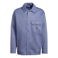 adidas originals lapel Long Sleeves Jacket Purple H11364