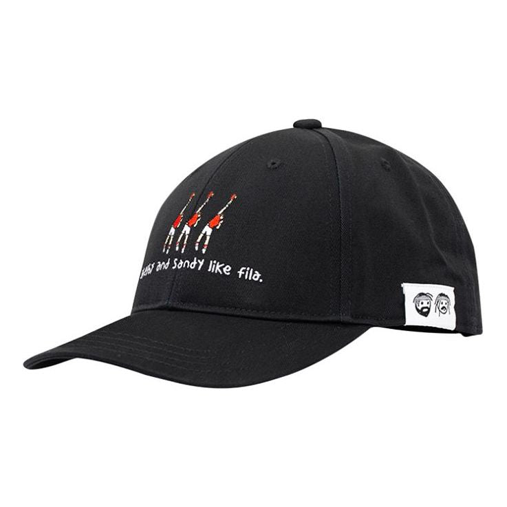 FILA X FUSION FILA Crossover Small Embroidered Baseball Cap Black T13U036208F