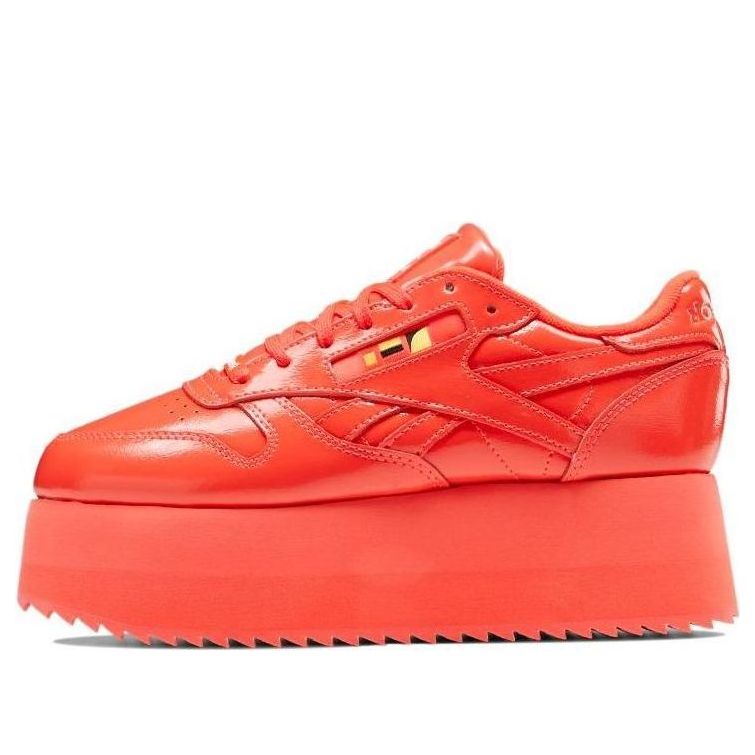 (WMNS) Reebok Gigi Hadid x Classic Leather Triple Platform 'Neon Red' DV5389