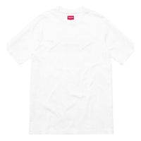 Supreme SS18 Tonal Embroidery Top White Tee SUP-SS18-331