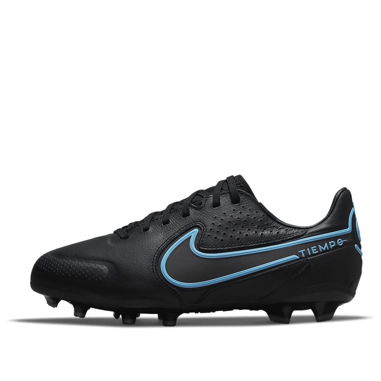 (GS) Nike Tiempo Legend 9 Pro FG 'Black Blue' DA1335-004
