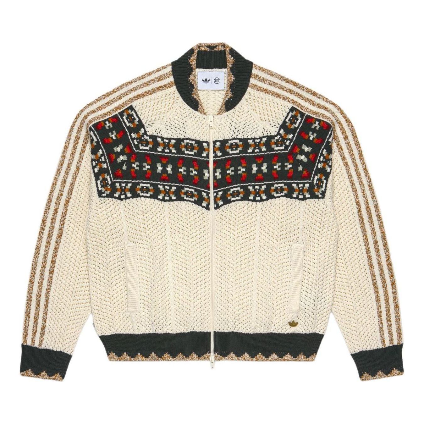 adidas X CLOT C Track Top Asia Sizing 'Cream White' IM7909