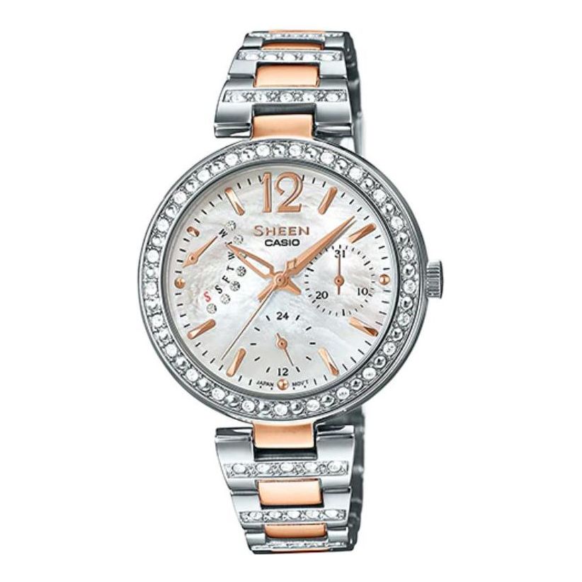 CASIO SHEEN Series quartz Stainless Steel Strap SHE-3043SG-7A