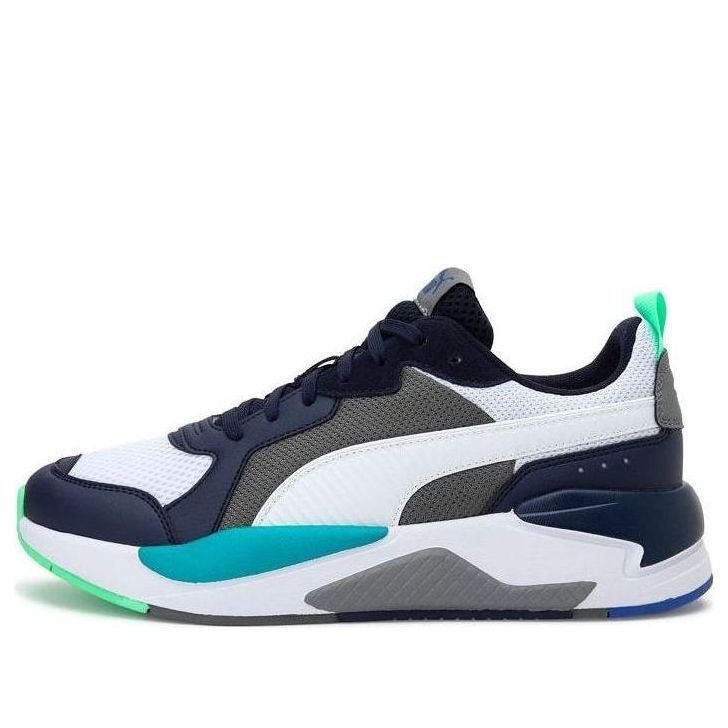 PUMA X-Ray Low-Top Running Shoes Blue/Green 372602-30
