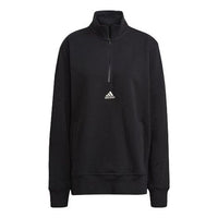 adidas Halfzip M Casual Sports Stand Collar Black H54029
