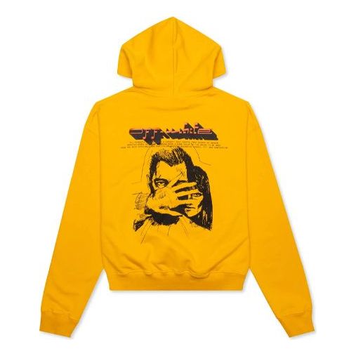 Men's Off-White logo Pattern Printing Yellow OMBB037E20FLE0081810