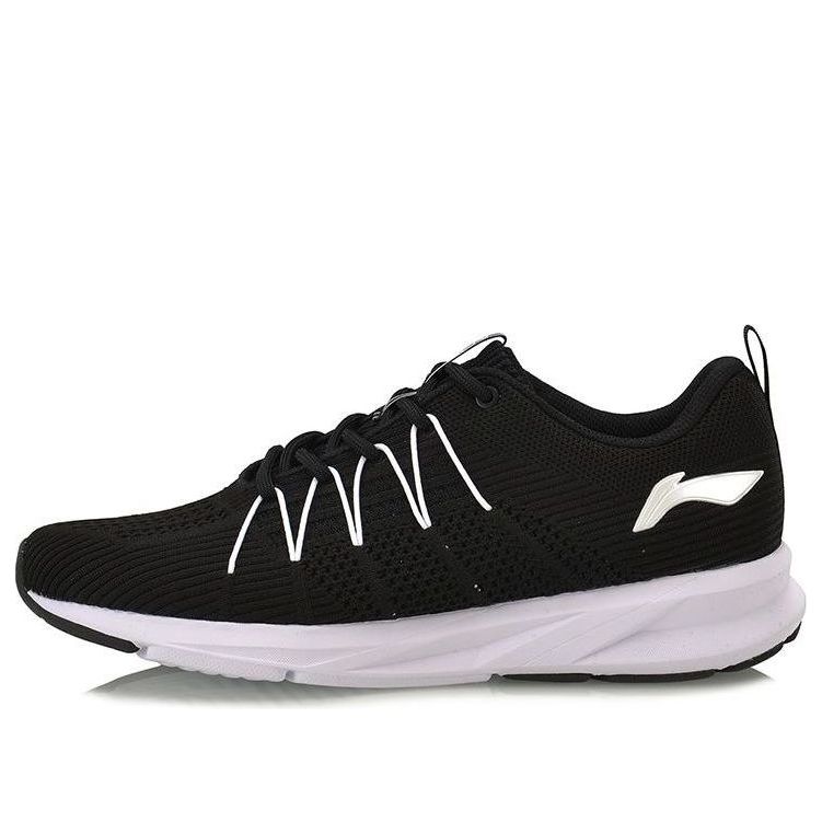 (WMNS) Li-Ning Running Shoes 'Black White' ARHP156-2