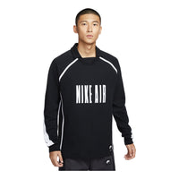 Nike Air Long Sleeve Soccer T-Shirt Asia Sizing 'Black White' HV1321-010