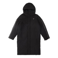 New Balance Street Style Long Down Jacket Asia Sizing 'Black' NQ94R041-BK