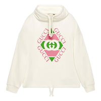 (WMNS) Gucci vintage logo cotton sweatshirt 'White' 717417-XJEV6-9095