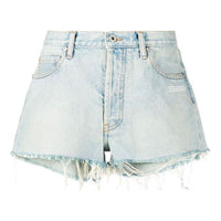 (WMNS) Off-White Denim Light Blue Shorts OWYC002R207730687100