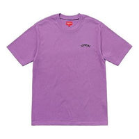 Supreme SS18 Mesh Arc Logo Tee Purple Logo Tee SUP-SS18-172