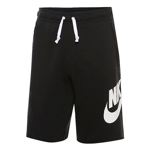 Nike Logo Printing Running Sports Short Pant Male Black AR2375-010