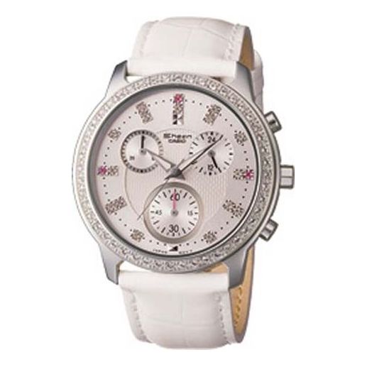 CASIO SHEEN Waterproof Silver Analog SHN-5004L-7A