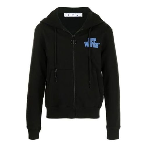 Off-White Men's SS21 Hand Off Logo Sweatshirt Black OMBE001R21FLE0031040