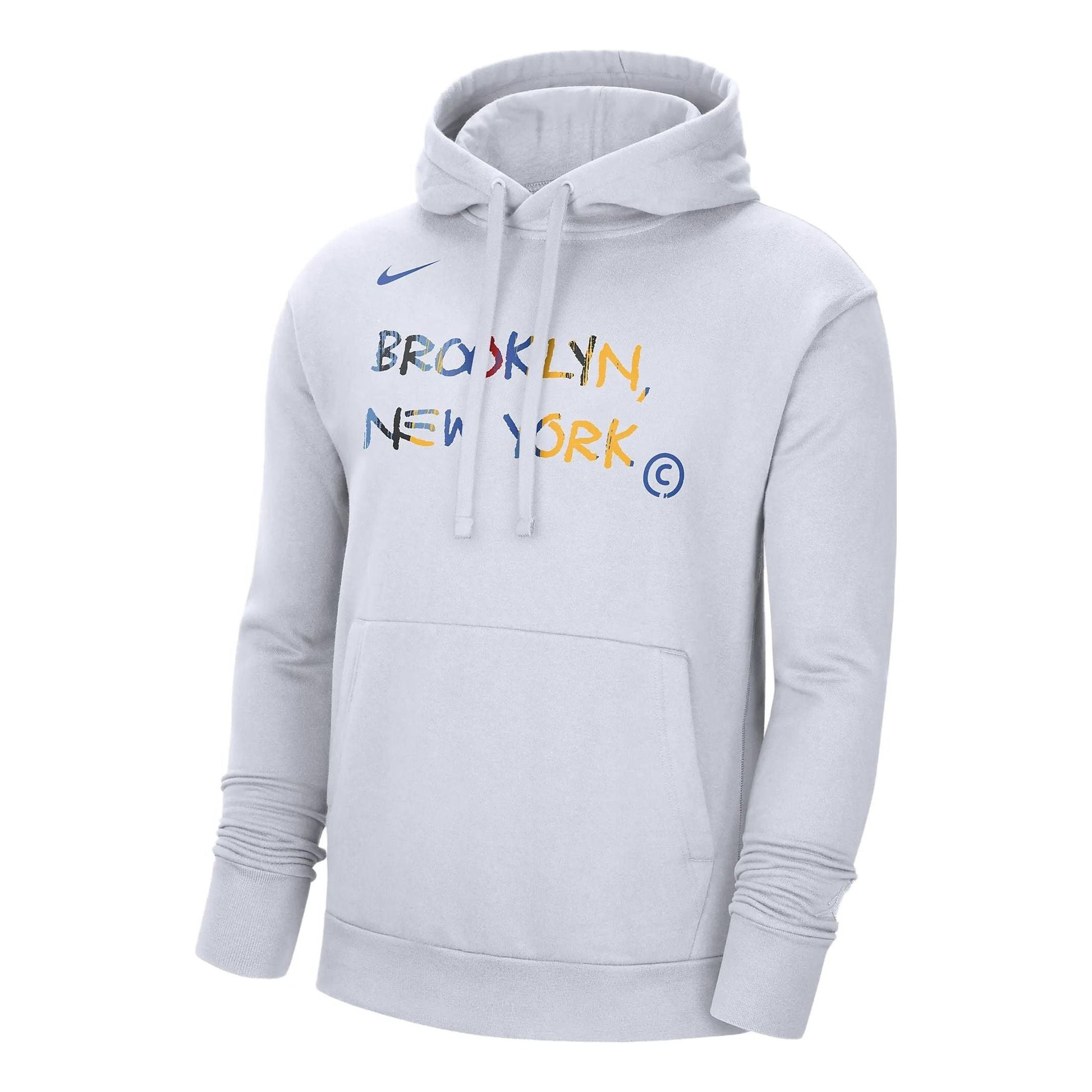 Nike x NBA Brooklyn Nets 22-23 City Edition Hoodie 'Grey' DN8652-100