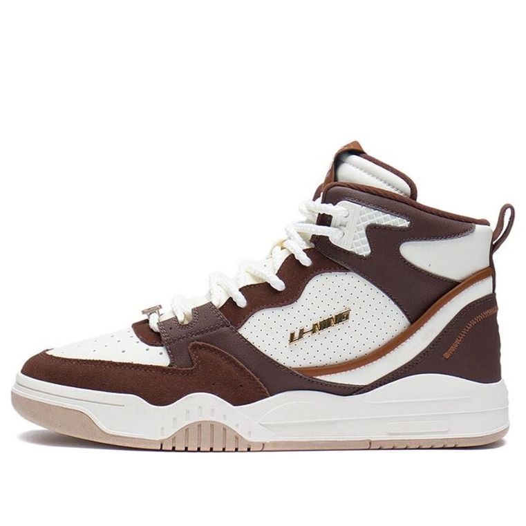 Li-Ning Moon White High 'White Brown' AGCS249-3