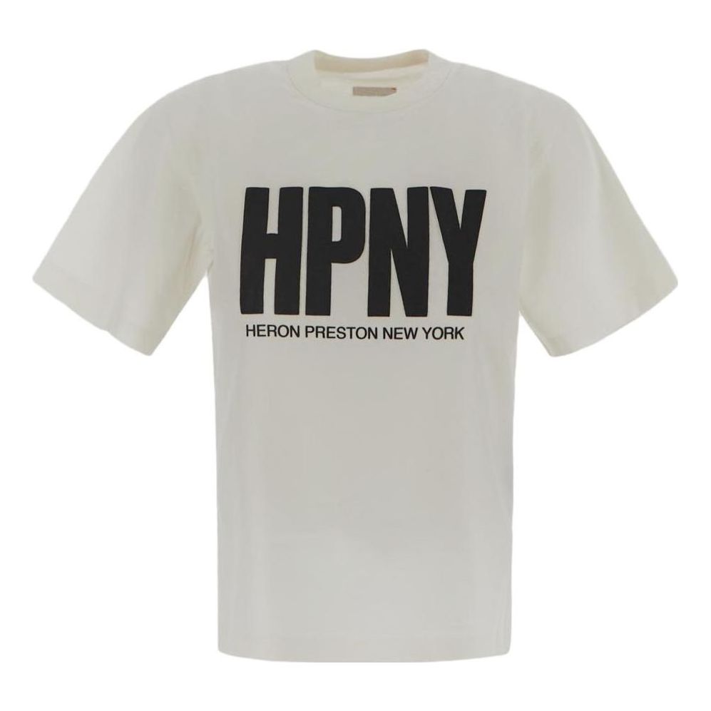 Heron Preston Logo Short-Sleeve T-Shirt 'White Black' HWAA032C99JER0040110