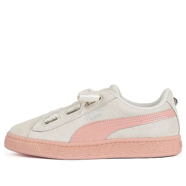 (PS) PUMA Suede Heart Jewel Ps Casual Shoes Beige 365139-02