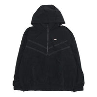 Nike Heritage Essentials Half-zip Overhead Woven Windbreaker Jacket Asia Sizing 'Black' FD0903-010