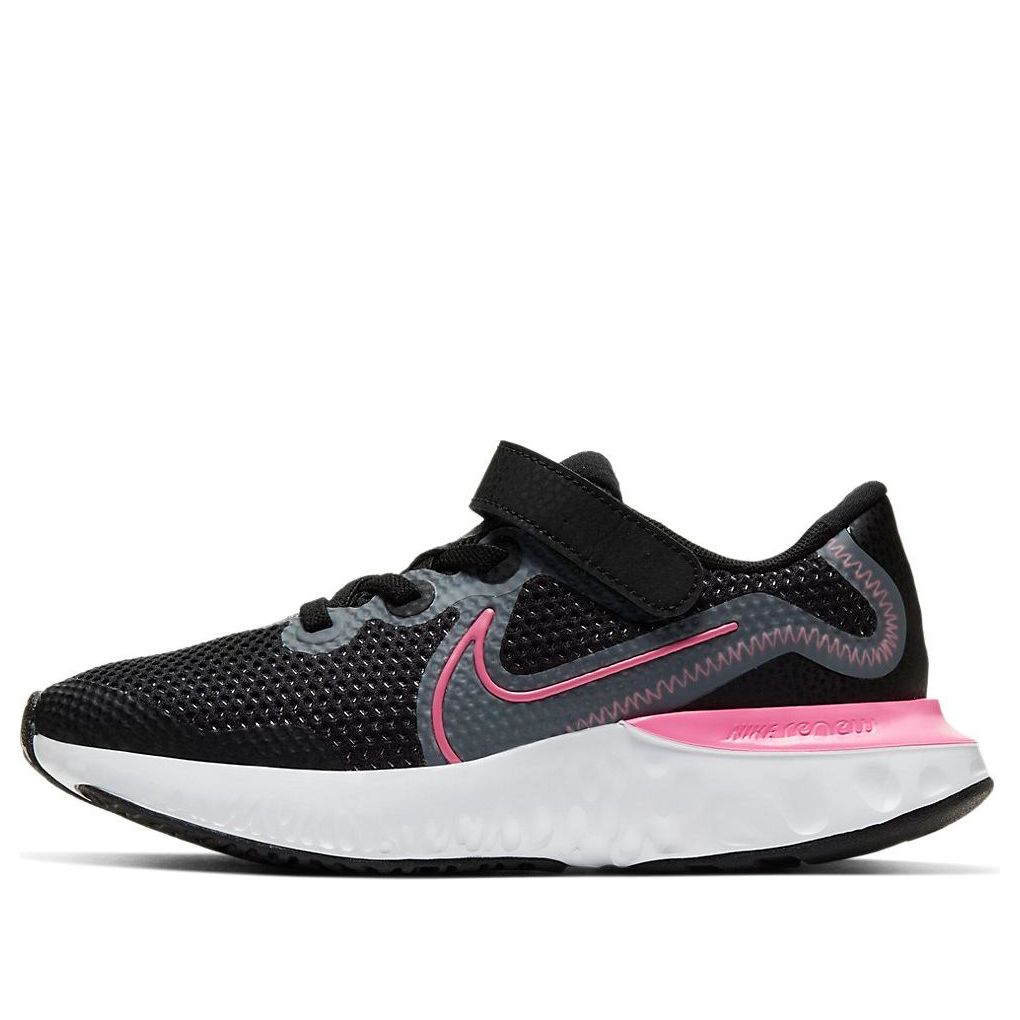 (PS) Nike Renew Run 'Black White Pink' CT1436-092