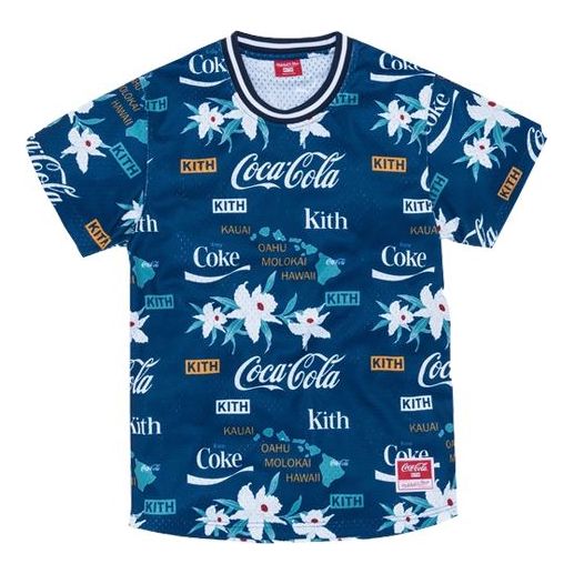 KITH x Coca-Cola x Mitchell & Ness BP Hawaii Jersey Tee KH-003