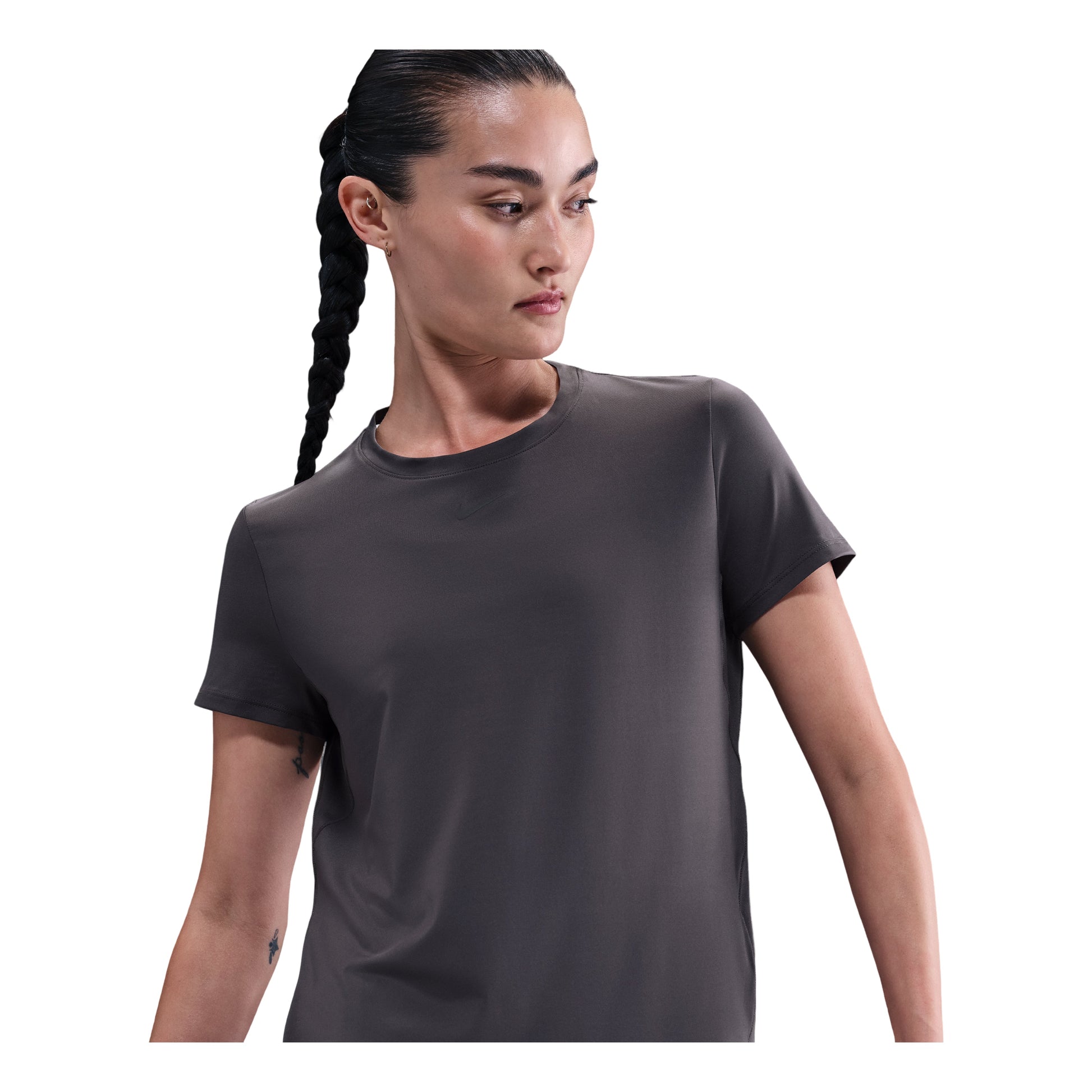 (WMNS) Nike One Classic Dri-FIT Short-Sleeve T-Shirt 'Thunder Grey' FN2799-036
