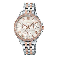 CASIO SHEEN Stainless Steel Strap Quartz Waterproof Rose Gold Analog SHE-3515SPG-7A