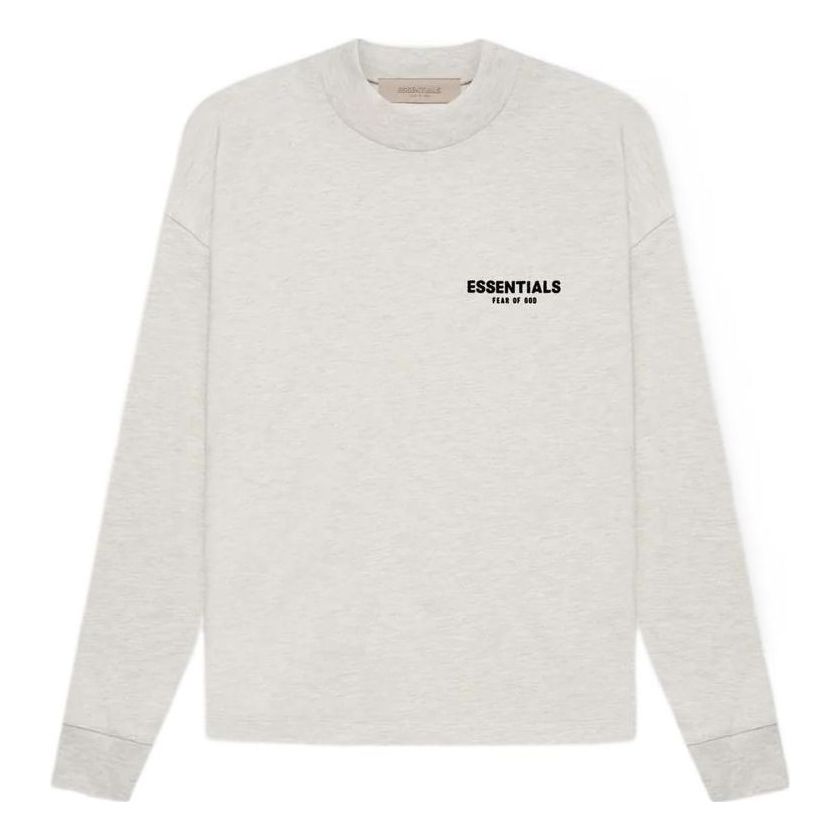 Fear of God Essentials FW22 Core Essentials Long Sleeve Tee Light Oatmeal FOG-FW22-215