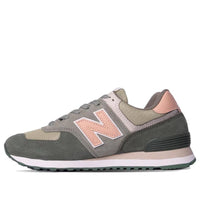 (WMNS) New Balance 574 'Gray Pink Dark Green' WL574SW2