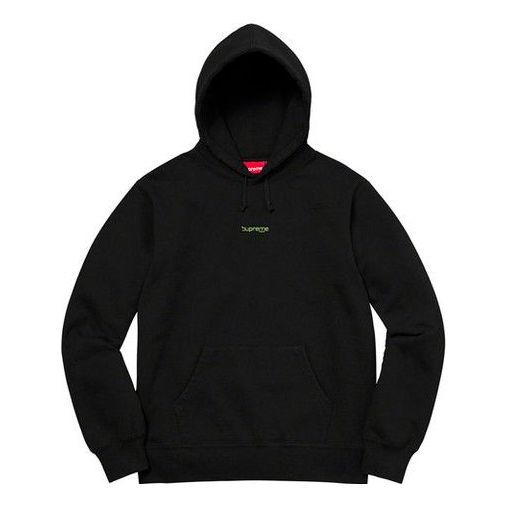 Supreme Digital Logo Hooded Sweatshirt 'Black' SUP-SS20-591