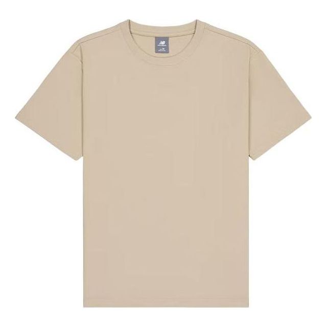 New Balance Cotton T-Shirt Asia Sizing 'Stoneware' AMT41653-SOT