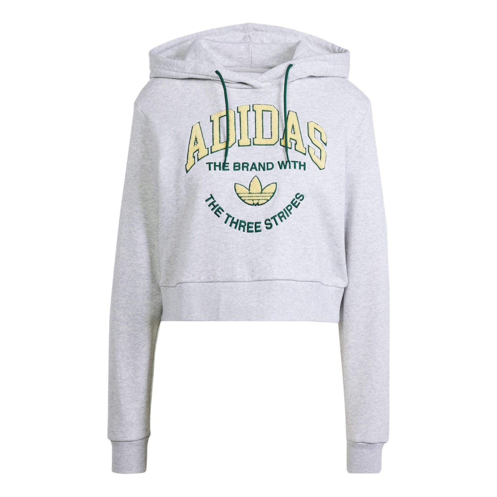 (WMNS) adidas VARSITY Graphic Hoodie Asia Sizing 'Grey' IT9846