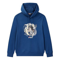 Men's FILA Printing Fashion Long Sleeves Blue F51M038211F-DB